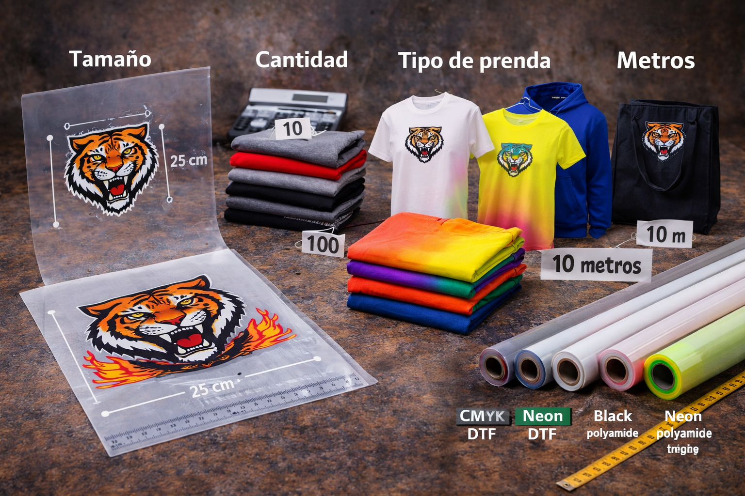 Qué influye en el precio de la impresión DTF